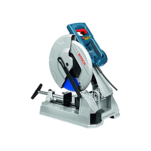 Bosch Professional 0601B28000 Tronçonneuse À Lame Carbure Gcd 12 Jl (Régime À Vide De 1 500 Tr/Min, Poids De 20,0 Kg, Lame De Scie Circulaire Pour Acier) Bleu