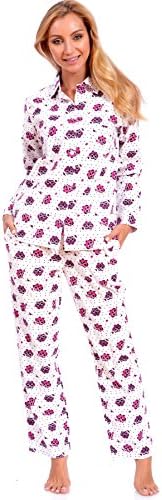 Patricia Women's Flannel Pajama Sleepwear Set