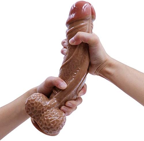 yyyhhh Novelty 11 Inches Super Soft Flexible Waterproof Toy Used For In Bedroom, Bathroom, Park, Party-brown-chaobingsi1.1