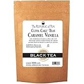 The Republic of Tea - Caramel Vanilla Cuppa Cake Super Refill, 100 Tea Bags, Blended Fine Black Tea, Gluten-Free