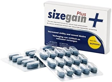 NATURAL LOGISTICS SizeGain PLUS 15 CAPSULES SIZE IMPROVES MALE MEMBER