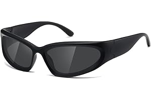 kimorn Y2K Wrap Around Polarized Sunglasses Womens men Swift Oval Fashion Sport Shades Sun Glasses K1273