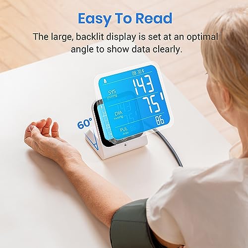 Etekcity Blood Pressure Monitors for Home Use Cuff, Bluetooth Machine