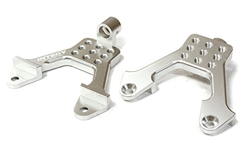 Integy RC Model Hop-ups C26637SILVER Billet Machined Rear Shock Tower (2) for SCX-10 Dingo, Honcho & Jeep