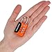 Open Alert Indicator TSA Approved 3 Digit Luggage Locks to Lock Travel Suitcase (6 Pack, Orange)