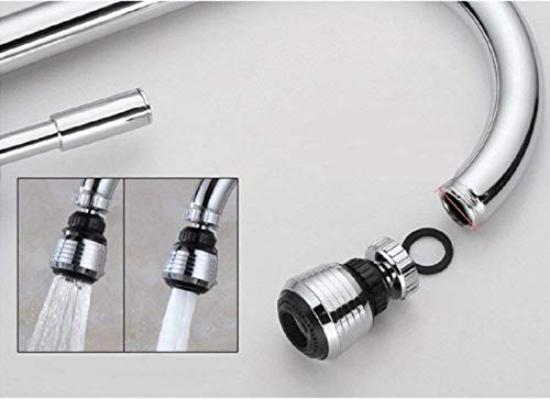 2PCS 360 Degree Rotate Kitchen Faucet Deluxe Internal Thread Nozzle Filter Adapter Water Saving Bubbler Connector Swivel Tap Aerator Diffuser Kitchen Accessories