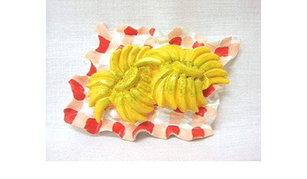 IMAN NEVERA RESINA GRUPO FRUTAS PLATANOS : Amazon.es: Hogar y ...