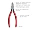 Jonard JIC-7858 Telecom Tapered Nose Diagonal Cutting Plier with Red Plastic Handle, 6-1/2