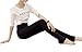 Romastory Women's Winter Warm Velvet Tights Elastic Fleece Lined Leggings Pants