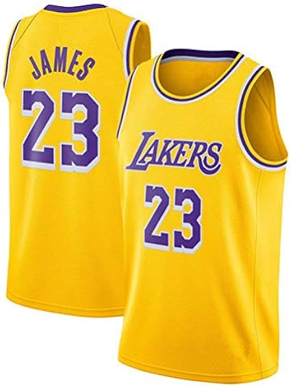 Amazon Co Jp Men S Basketball Jersey 2020 New Season Nba Lakers James 23 Training T Shirt Embroidered Version Outdoor Sports Bus Clothing Accessories