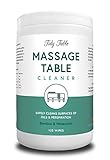 Tidy Table Massage Table Cleaner Wipes – Natural Cleaner Massage Wipes – 125 Count Wipes with Bamboo & Watermint Scent