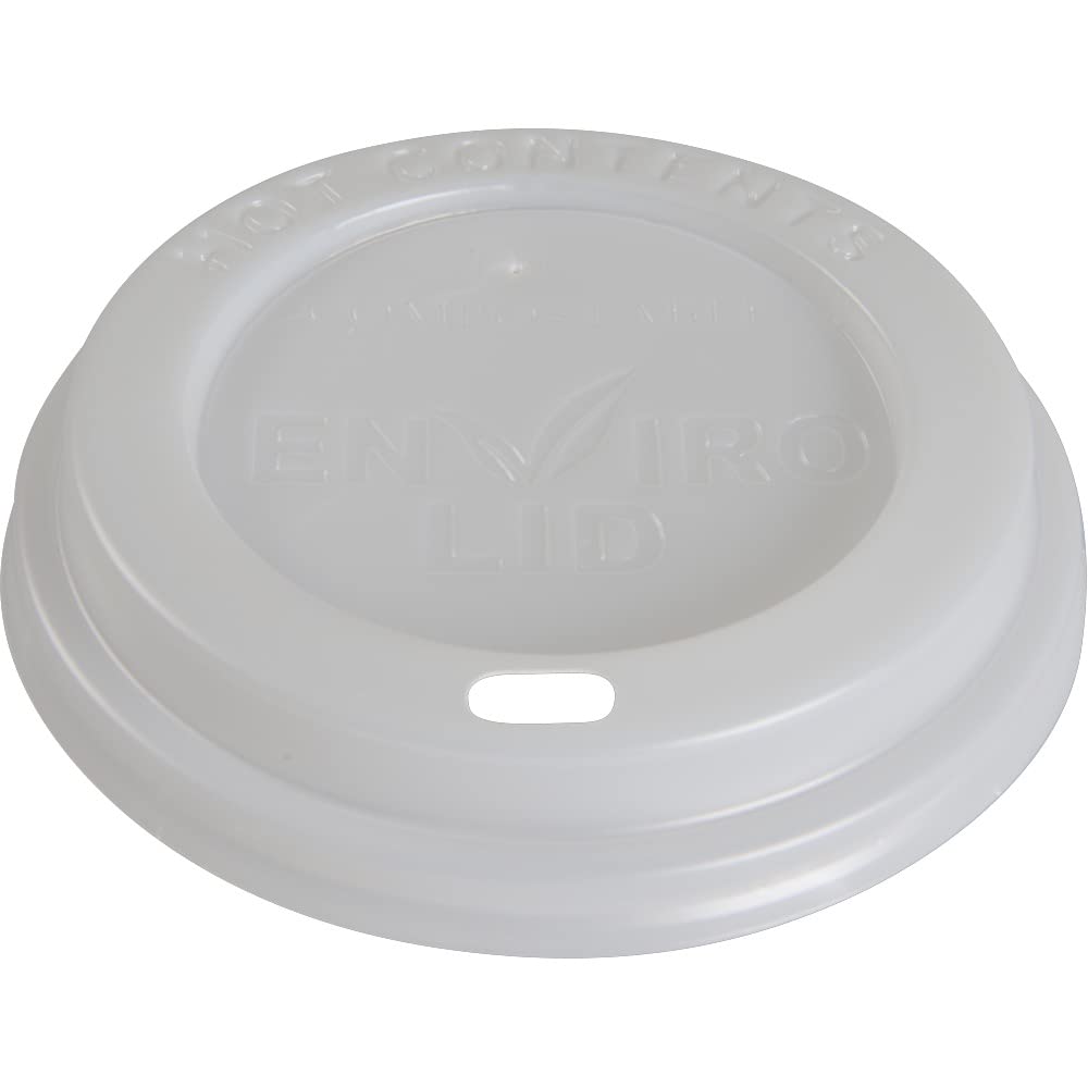 ABENA Gastro-Line Lid For Disposable Coffee Cup, ⌀9cm, Pack of 100 Lids, Lids for Biodegradable Cups, Disposable Coffee Cup, and Takeaway Coffee Cups
