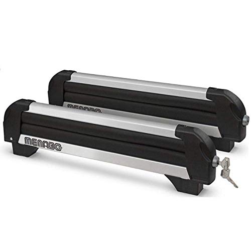 MENABO Iceberg Ski Rack for 4 Skis or 2 Snowboards (Renewed)