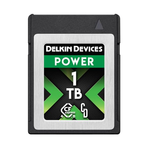 Delkin Devices 1TB CFexpress Type B 4.0 Memory Card for Digital Cameras | Ideal for Express Transfer of Images and Videos for Storage | 1TB Memory Card Storage