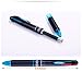 Ipienlee Multicolor Ballpoint Pens 0.7 mm Ball Point Pen 4 Color Ink (Black, Blue, Red, Green) in One Retractable Ballpoint Pen for Office School Supplies Pack of 12