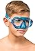 Cressi Moon Kids Swim Goggles, No Leaking Anti Fog UV Protection Dive Mask - Kids Ages 3-4-5-6-7 for Swimming and Diving - Made in Italy (Blue Orange)