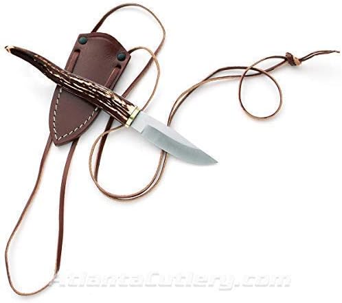 Made in USA Handmade Authentic Stag Neck Knife