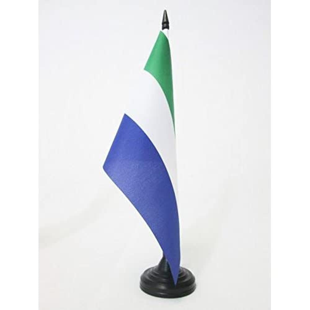 AZ FLAG Confederation of the Rhine 1806-1813 Table Flag 5'' x 8'' - Rheinbund Office Decoration 100% Polyester 21 x 14 cm - Mini Desk Flag with Pole and Black Plastic Base