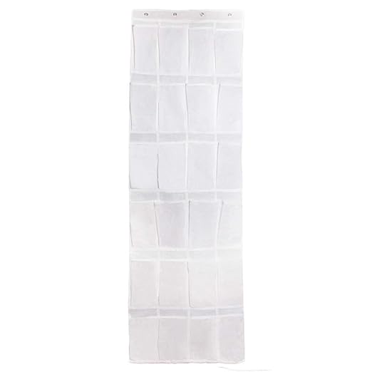 SUPEWOLD Hängende Schuhaufbewahrung mit 24 Fächern, Vliesstoff