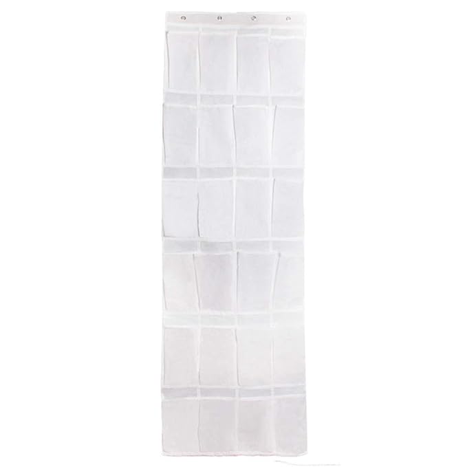 SUPEWOLD Hängende Schuhaufbewahrung mit 24 Fächern, Vliesstoff