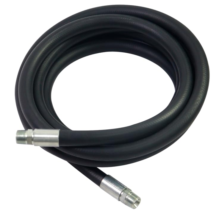 Photo 1 of 3/4 X 20FT Fuel Transfer Hose,NPT Fittings Farm 3/4 Inch ID Fuel Hose for Dispensing Diesel Gasoline Kerosene Biodiesel Oil