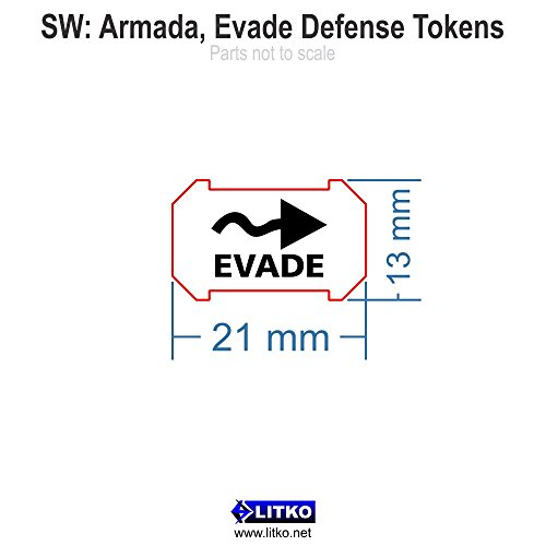 SW: Armada, Evade Defense Tokens, Fluorescent Blue (10)