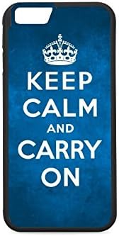 Keep Calm And Carry On Rubber Case For Iphone 6/6s