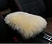 Forala Auto Center Console Pad Furry Sheepskin Wool Car Armrest Seat Box Cover Protector Universal Fit (W-Beige)