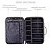 ROWNYEON Makeup Bag Organizer, Professional Portable Travel Makeup Bag for Make-up Artist, Makeup Train Case with EVA Adjustable Dividers |14x10 Inch | Black
