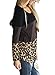 HOTAPEI Casual Round Neck Loose Tunic Tops Blouse Long Sleeve T Shirt Women Leopard XL