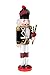 Clever Creations Black Scottish Bagpiper 12 Inch Traditional Wooden Nutcracker, Festive Christmas Décor for Shelves and Tables