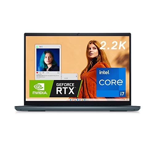 Dell Inspiron 14 Plus 7420 Intel Core i7-12700H Ordinateur Portable 14" 2.2k Dark Green 16Go de RAM SSD 512Go NVIDIA GeForce RTX 3050 Graphics Win 11 Home Advanced Clavier AZERTY Français rétroéclairé