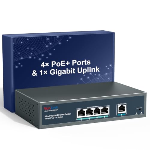 VunLink 5-Port Gigabit PoE Switch