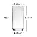 Youngever 8 Pack Plastic Water Tumbler, Plastic Glasses, Reusable Plastic Cups, Unbreakable Glasses, Reusable | NO BPA | Top-rack Dishwasher Safe (16 Ounce)