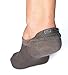 Bam&bü Women's Premium Bamboo Viscose No Show Uplifting Message Socks - 4 pairs - Grey - Small 5-7.5