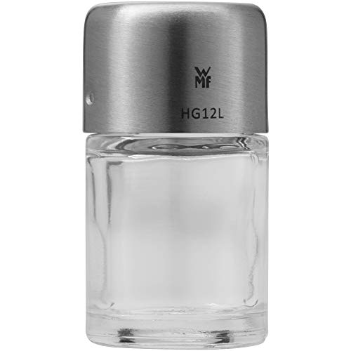 WMF Bel Gusto Salz und Pfeffer Streuer Set 2-teilig, Streuer klein, Salzstreuer Mini, Cromargan Edelstahl mattiert 10