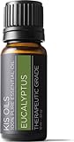 Eucalyptus 100% Pure Essential Oil Therapeutic Grade- 10 Ml (Eucalyptus, 10ml)