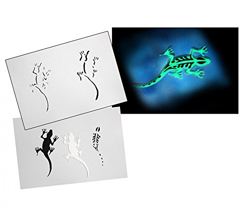 UMR-Design AS-097 Gecko Airbrushstencil Step by Step Size S