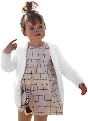 For 6M~5 Years old,UMFun Baby Kids Cloak Solid Color Jacket Coat Outwear Girl Winter Warm Clothes (12~18 Months)