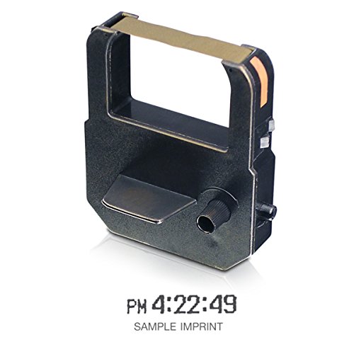 Lathem E Series Ribbon Cartridge, Use with 900E, 1000E, 1500E, 5000EP, 7000E, Black (VIS6011)
