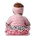 SanyDoll Reborn Baby Doll Soft Silicone 22inch 55cm Magnetic Lovely Lifelike Cute Lovely Baby Pink Sleeping Baby