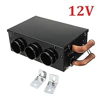 S WIDEN ELECTRIC 12V 24W 3 Hole Portable Car Heater, Vehicle Heating Defroster Demister Winter Car Interior for Car Truck SUV
