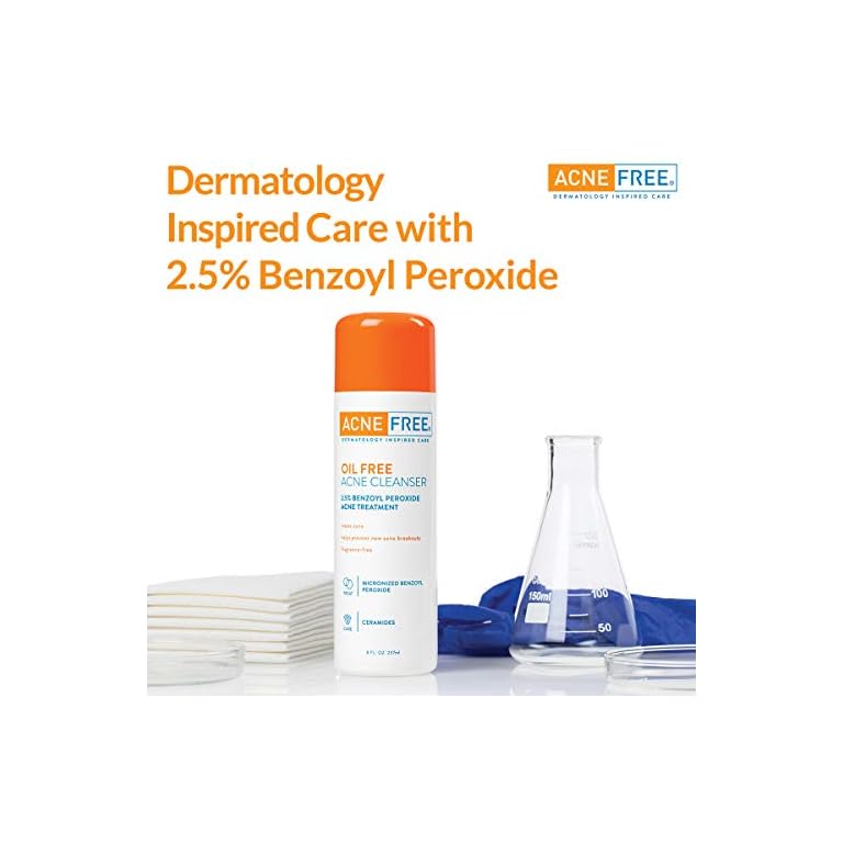 benzoyl peroxide and glycolic acid face wash