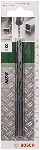 Bosch HSS-R Metal Drill Bits 8.0mm Diameter view 5
