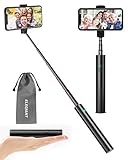 ELEGIANT Selfie Stick Bluetooth, Extendable Selfie Stick Lightweight Aluminum All in One Compact Design for iPhone 11 11 Pro 11 Pro Max X XR XS MAX 8 7 6 Plus, Samsung S10 S9 S8 S7 S6, Huawei and More