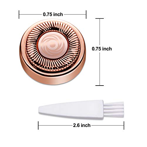 Facial Hair Remover Trimmer Blade with Cleaning Brush, Premium