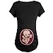 CafePress Maternity Dark T-Shirt - Razz Baby Maternity Dark T-Shirt