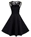 HOMEYEE Women's Vintage Chic Sleeveless Cocktail Party Dress A008