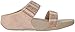 FitFlop Women's Flare Strobe Slide Sandals, gold, 8 M US