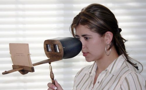 Holmes Stereoscope Viewer - finished & assembled - Made in US - For your 3D photos